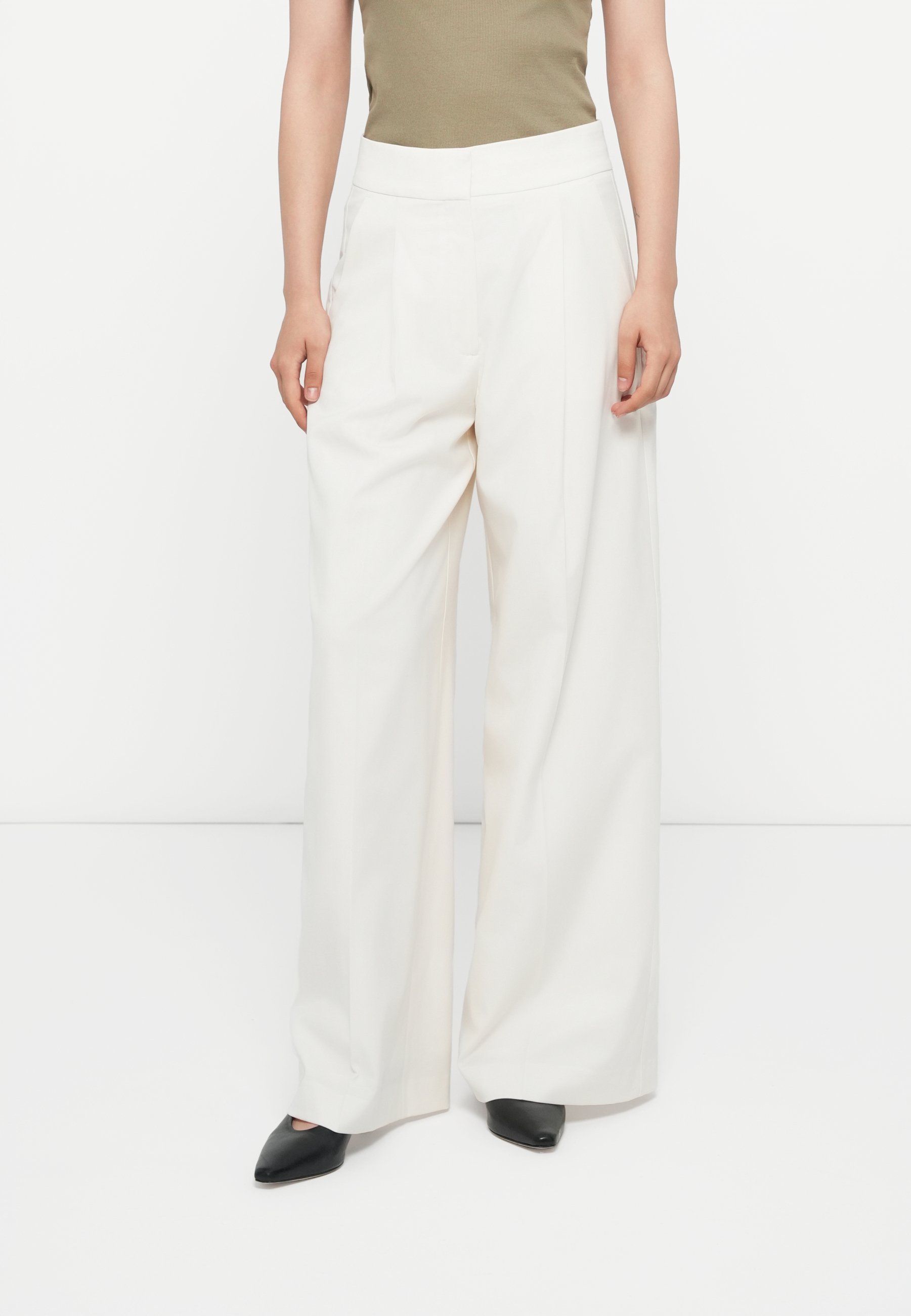 IVY OAK PRESCILLIA SUE - Pantalon - blanc neige