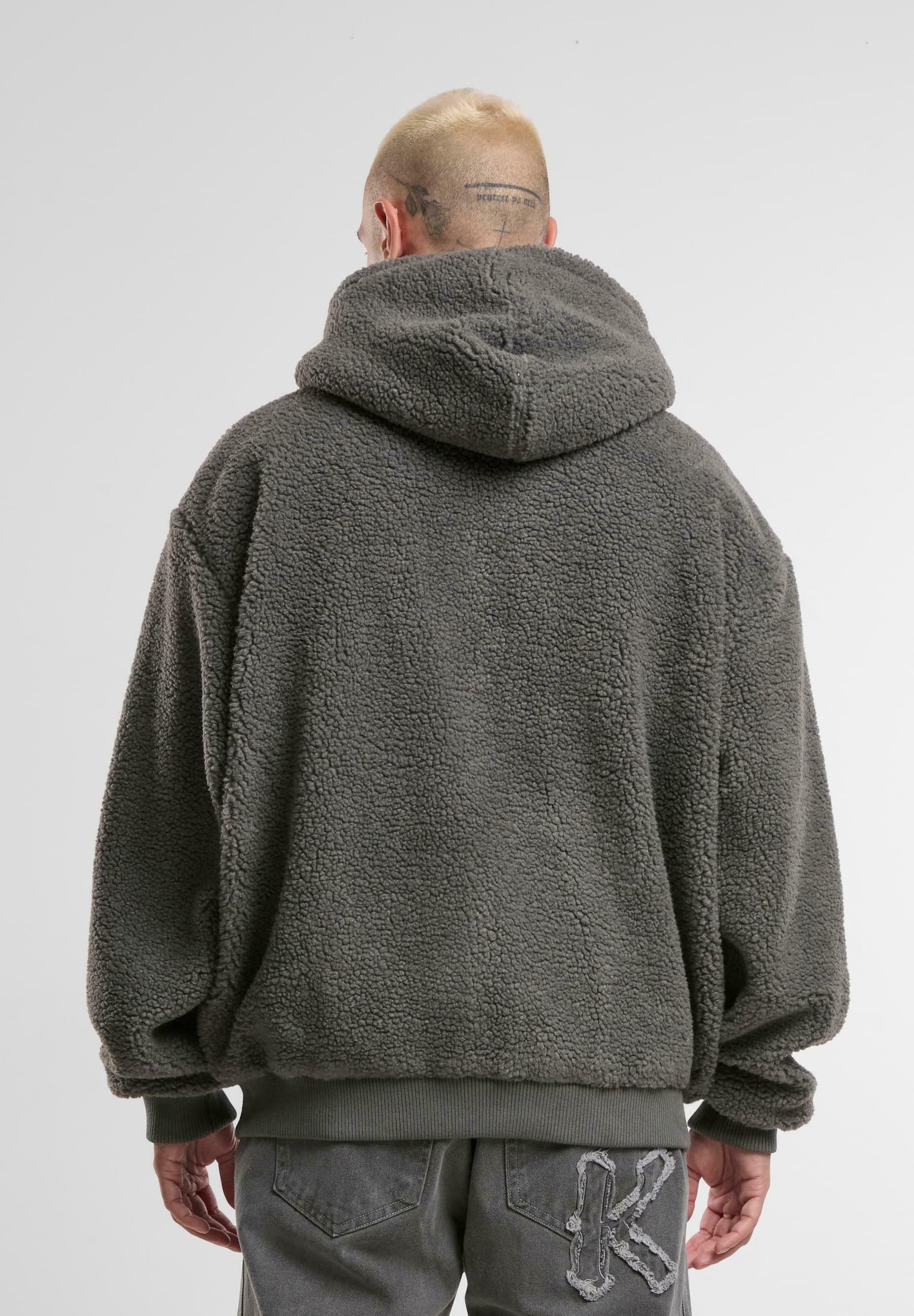 Karl Kani VARSITY TEDDY ZIP - Fleecejacke - grau