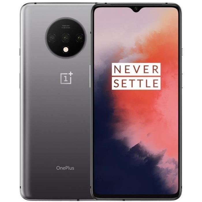 ONEPLUS 7T Double SIM 128 Go Argent (Frosted Silver) - Reconditionné - Très bon état