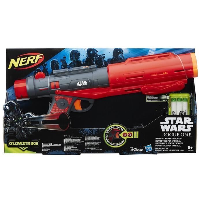 NERF STAR WARS - Imperial Death Trooper Blaster + 3 Darts