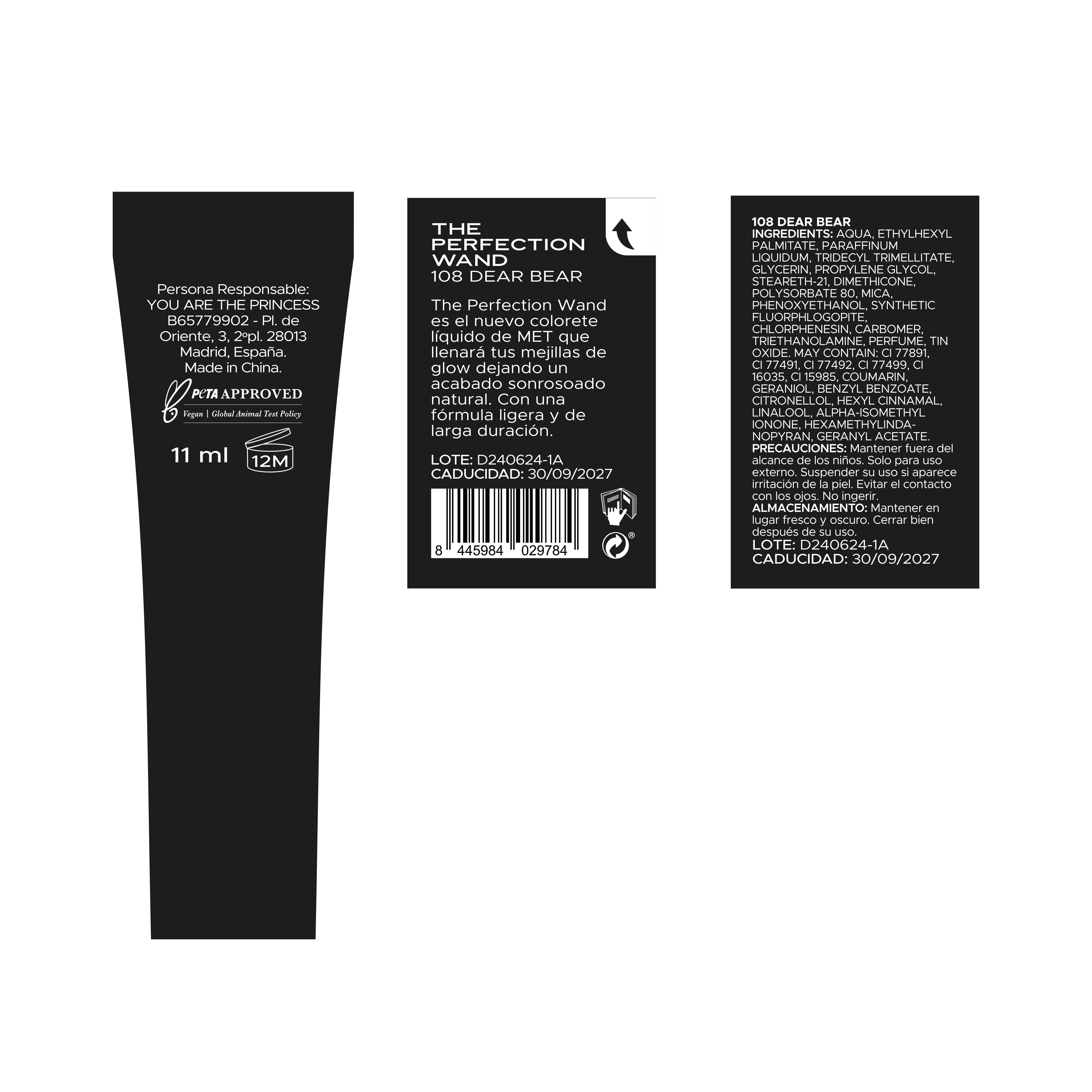 Bronzer za obraz The Perfection Wand Contour in tekoči bronzer