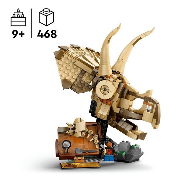 LEGO Jurski svet 76969 Fosili dinozavrov: Lobanja Triceratopsa