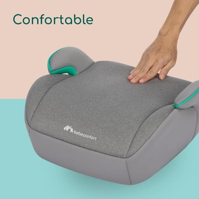 Seggiolino auto BEBECONFORT Manga i-Safe, Gruppo 3, con cintura di sicurezza, da 6 a 10-12 anni (36 kg), grigio fumé.