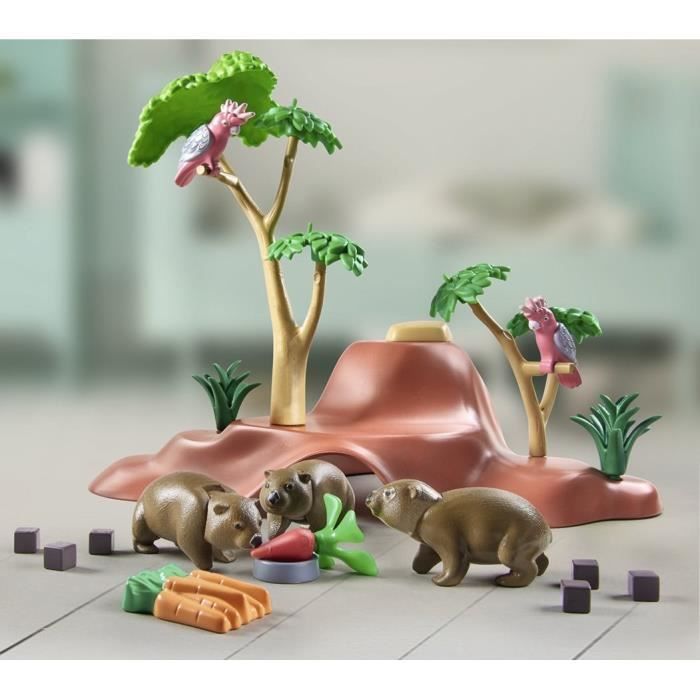 PLAYMOBIL 71625 Wombat Burrows, Wiltopia, 47 pieces, Ages 4+
