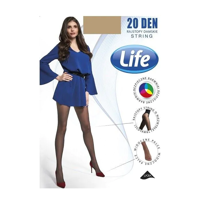 Life Rajstopy String 20 Den Natural Rozm.2