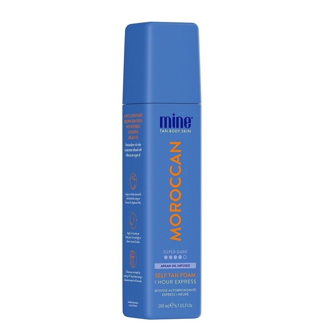 MineTan paštonējošais līdzeklis + grezna marokāņu iedeguma eļļa - 200 ml