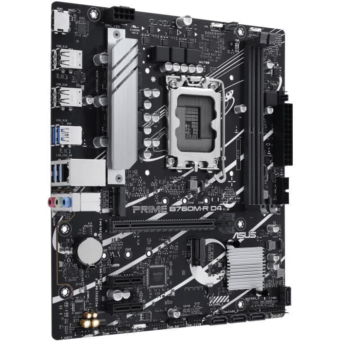 Scheda madre - ASUS - PRIME B760M-R D4 - Intel B760 LGA 1700 micro ATX