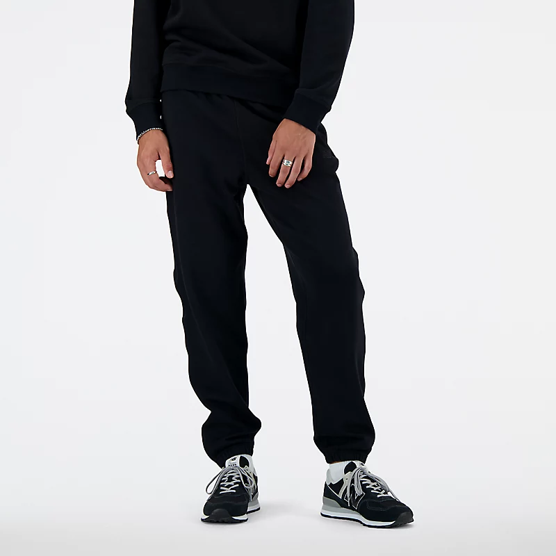 Spodnie dresowe Homme Friidrett French Terry Jogger - CZARNE
