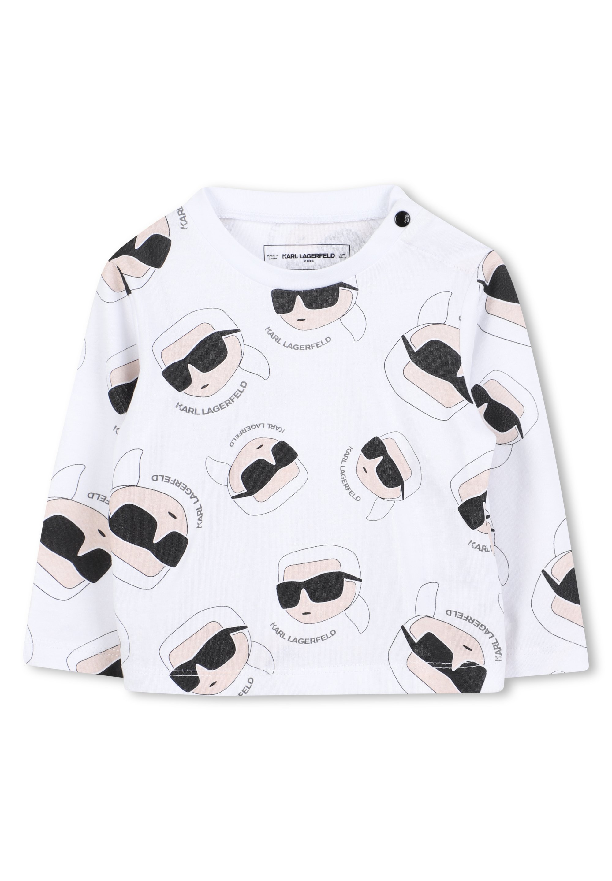 KARL LAGERFELD KIDS SET - Topper langermet - black