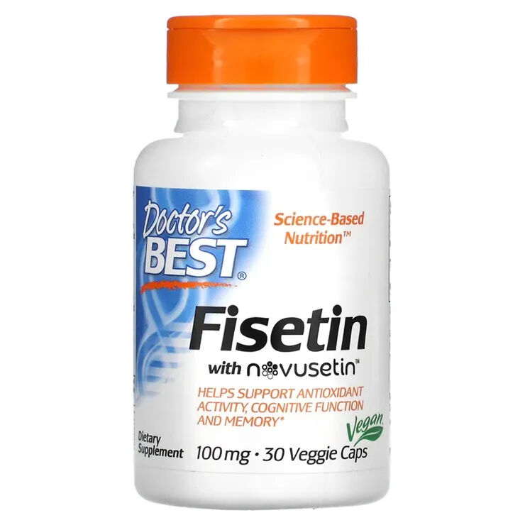 Doctor's Best Fisetin + Novosetin 100 mg