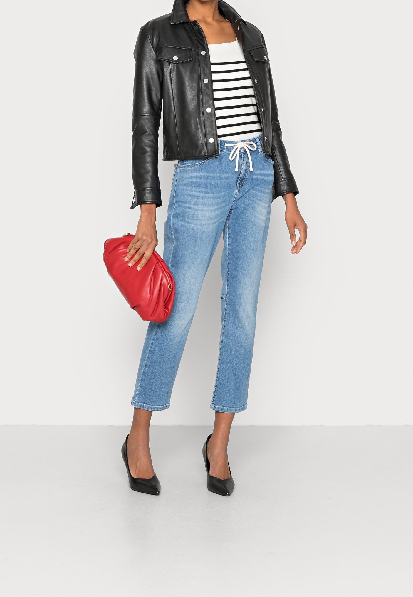 OPUS jeans met rechte pijpen - lichtblauw