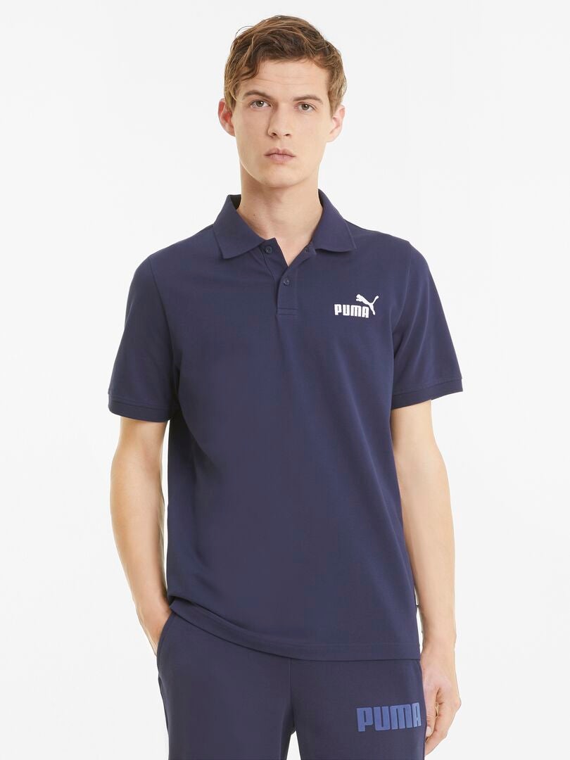 Polo 'Puma' - AZUL