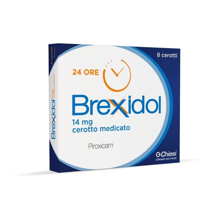 BREXIDOL Brexidol 14 mg piroxicam 8 parches medicados para el dolor articular