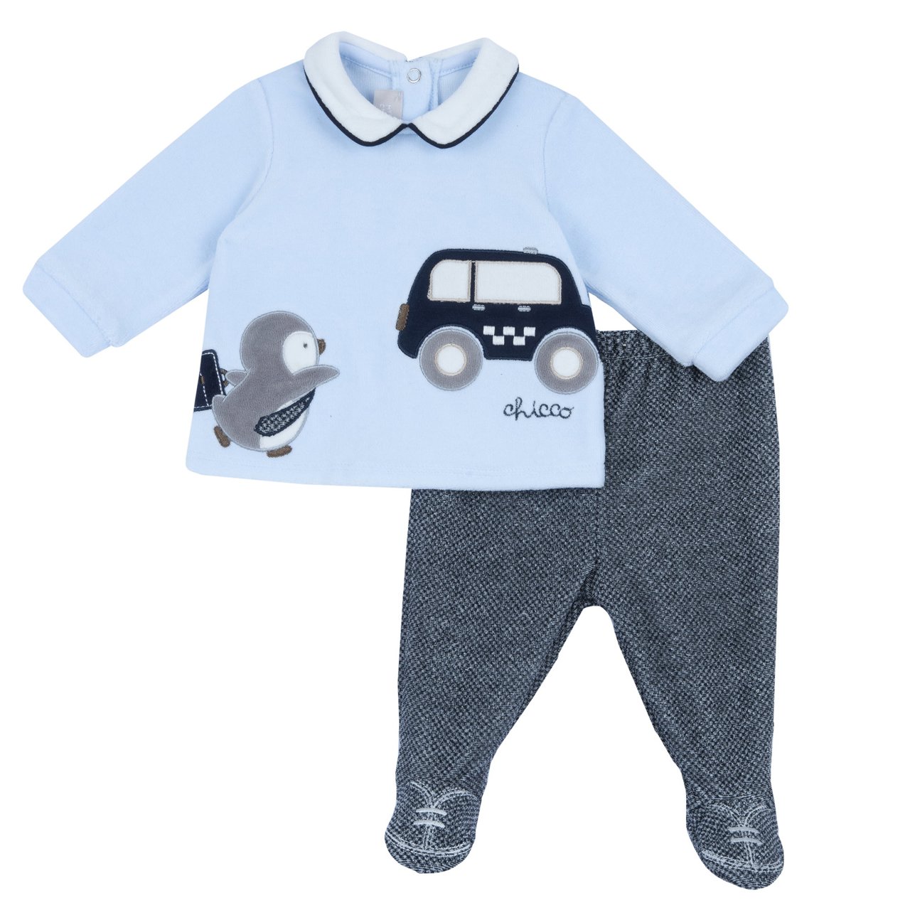 Pyjama bébé 2 pièces bleu