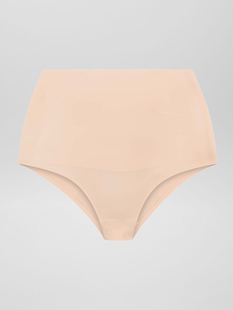 Majtki modelujące z wysokim stanem „Bye Bra” – BEŻOWE