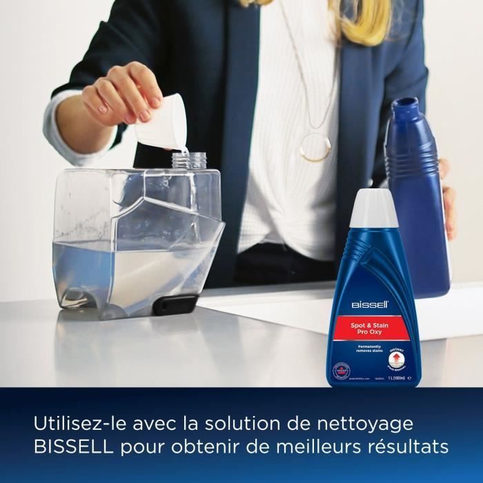 BISSELL SpotClean Auto Pro Select 3730N - Removes stains, cleans and vacuums - Large capacity tank - Long reach