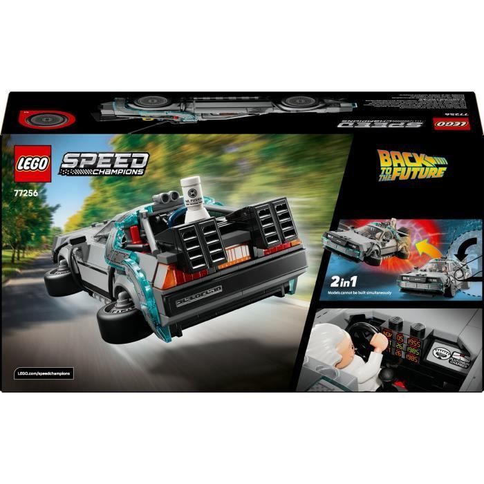 LEGO Speed Champions 77256 La Machine à Remonter le Temps de Retour vers le Futur - Jouet