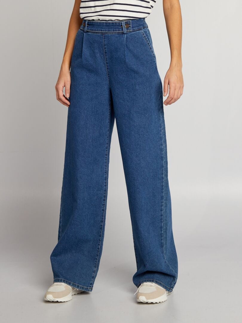 Calça jeans de perna larga 'JDY' - AZUL