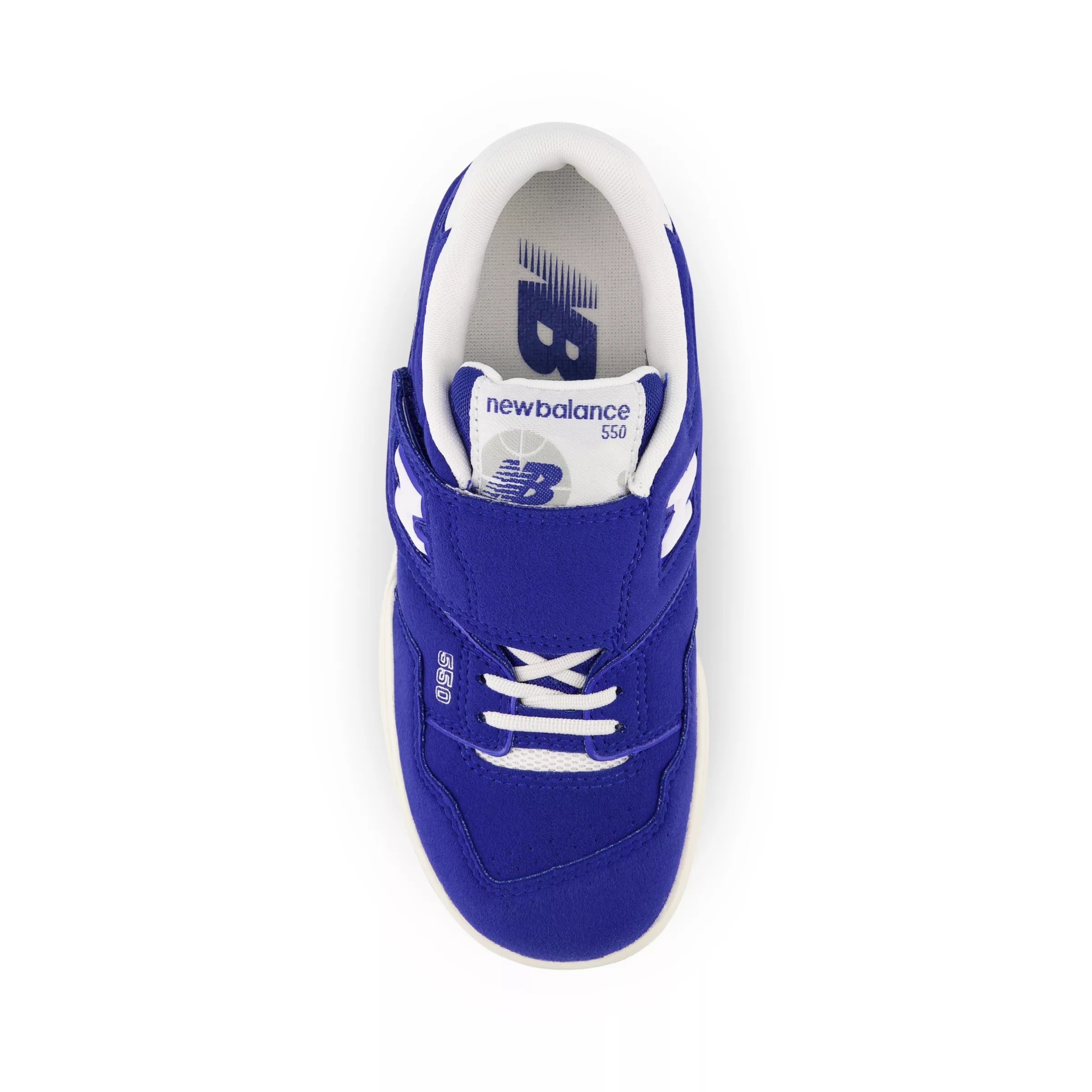 550 Bungee Lace with Top Strap Team royal con white