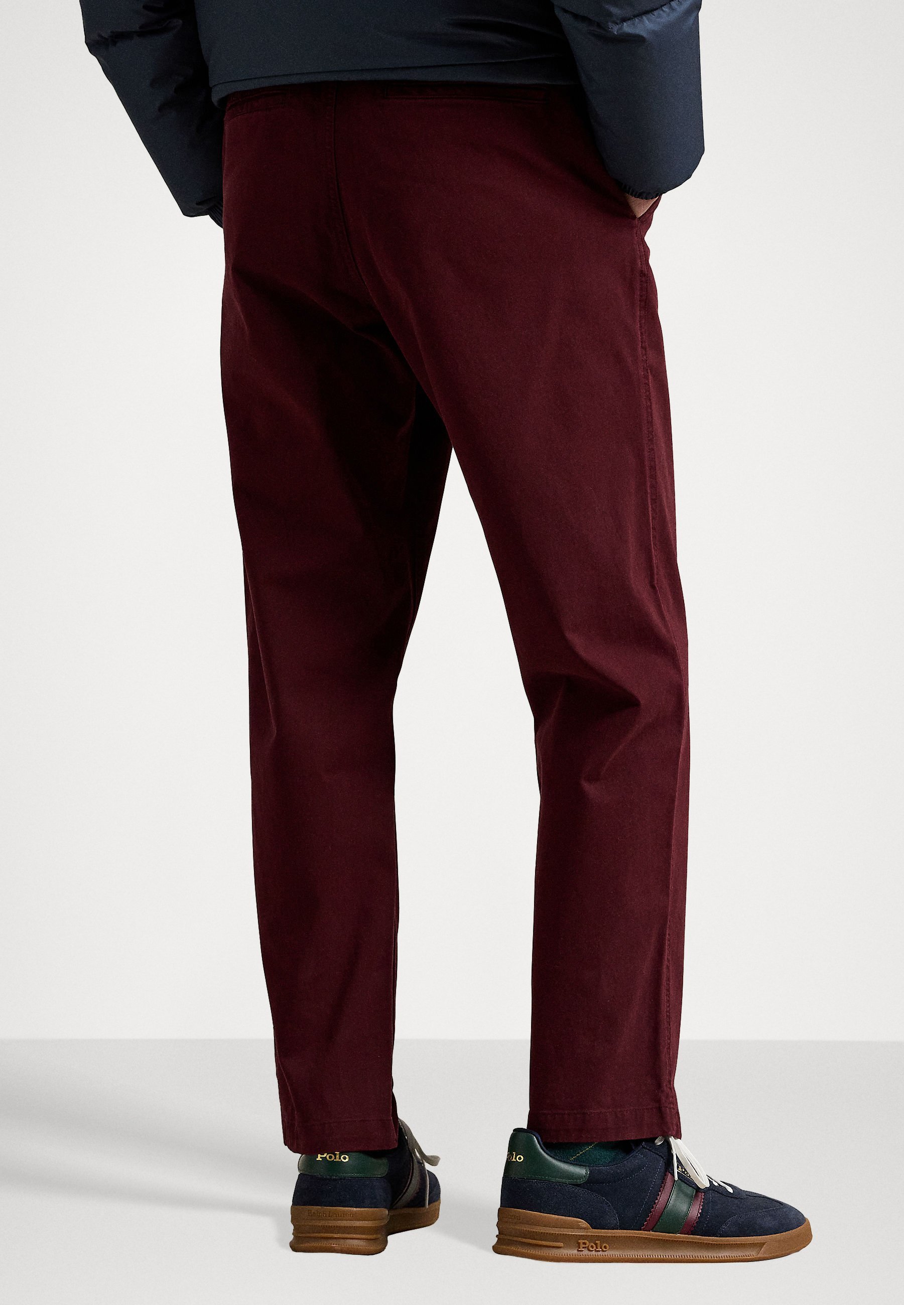 Polo Ralph Lauren PREPSTER STRETCH CLASSIC FIT PANT - Nadrág - gazdag rubinvörös