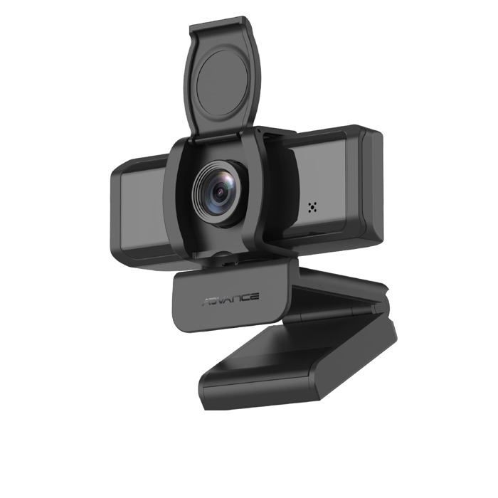 Webcam - LiveStream - Full HD 1080 P - Microphone intégré - Plug and Play - Noir