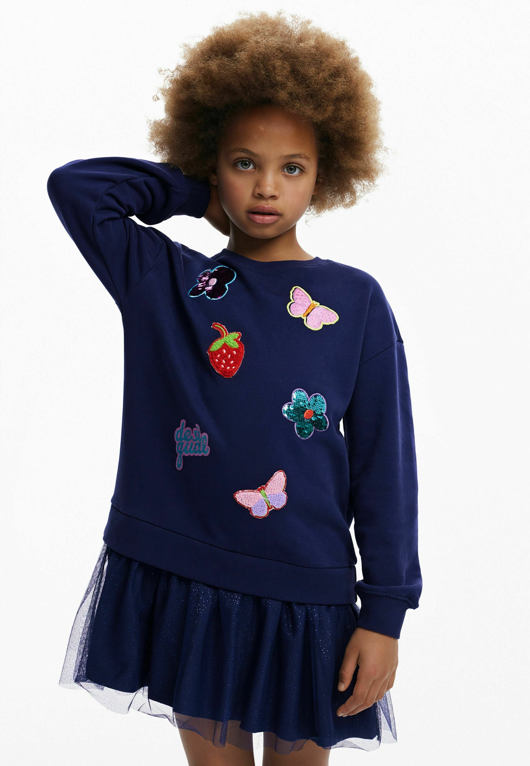 Desigual WITH FIGURES - Dagjurk - blauw