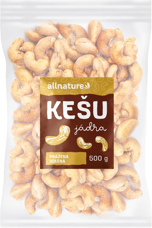 Allnature grauzdēti sālīti Indijas rieksti Grauzdēti sālīti Indijas rieksti