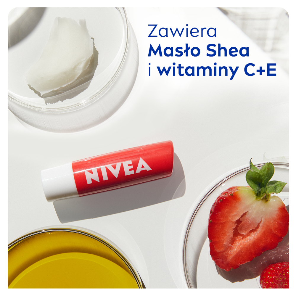 Nivea Κραγιόν 4.8g Φράουλα Λάμψη