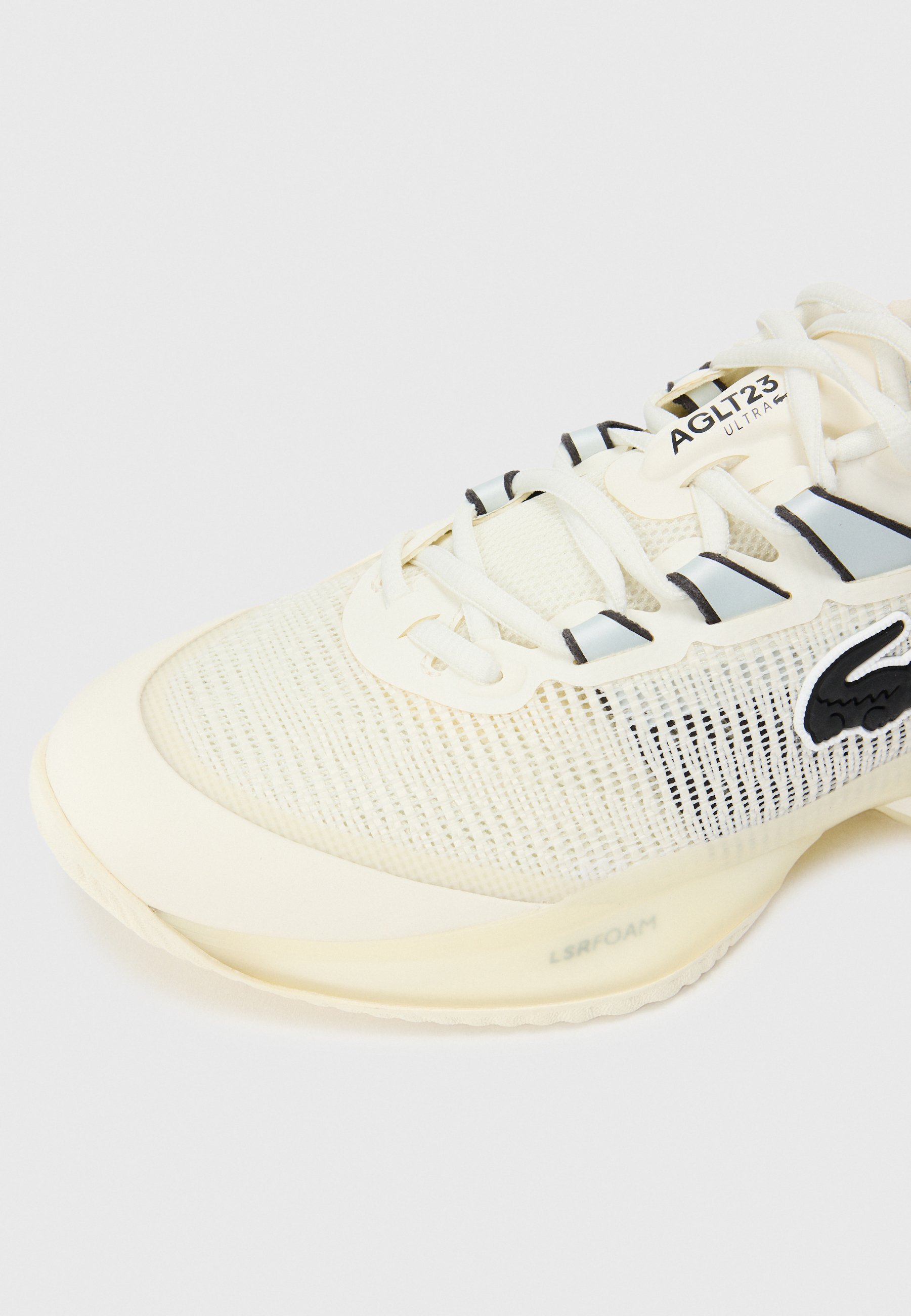 Lacoste Sport AG LT23 ULTRA - Chaussures de tennis multicourts - blanc cassé