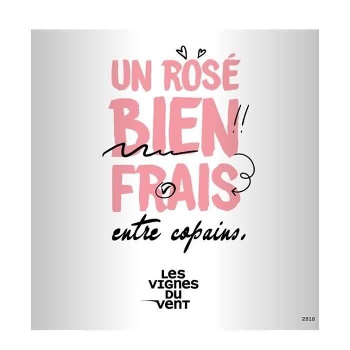 Entre amigos 2024 Côtes Catalanes - Vinho rosé Languedoc x6