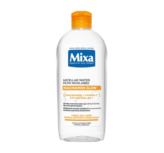 Mixa Niacynamide Glow płyn micelarny 400 ml