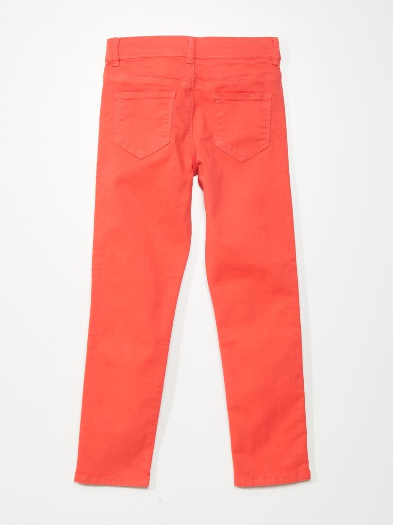 Slim fit jeans - Rood