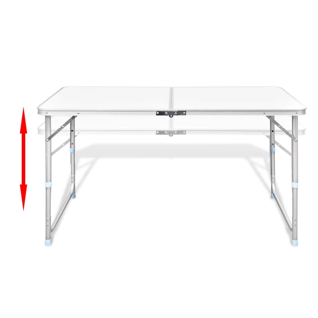 Vidaxl Hopfällbart Campingbord 120x60 cm
