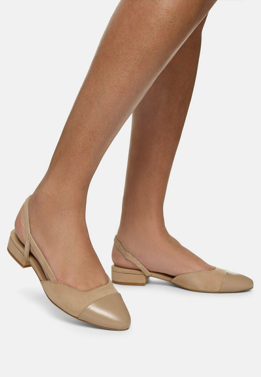 ALDO CLEMENTINNE - Ballerines à bride arrière - beige moyen