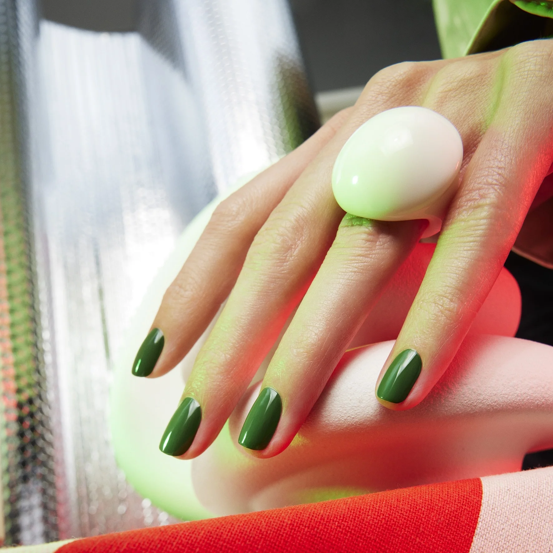 Unghie GREEN FLASH - Smalto Semipermanente - Smalto Effetto Gel