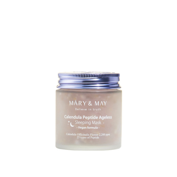 Mascarilla nocturna antiedad con péptidos de caléndula de Mary & May, 110 g