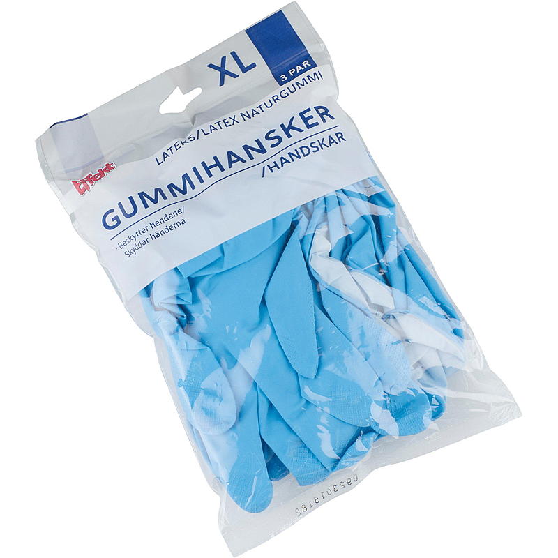 Effekt gummihandskar 3 par XL Effekt