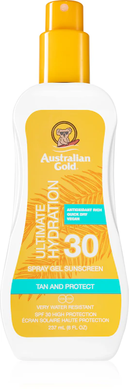 Protetor solar em gel spray Australian Gold FPS 30