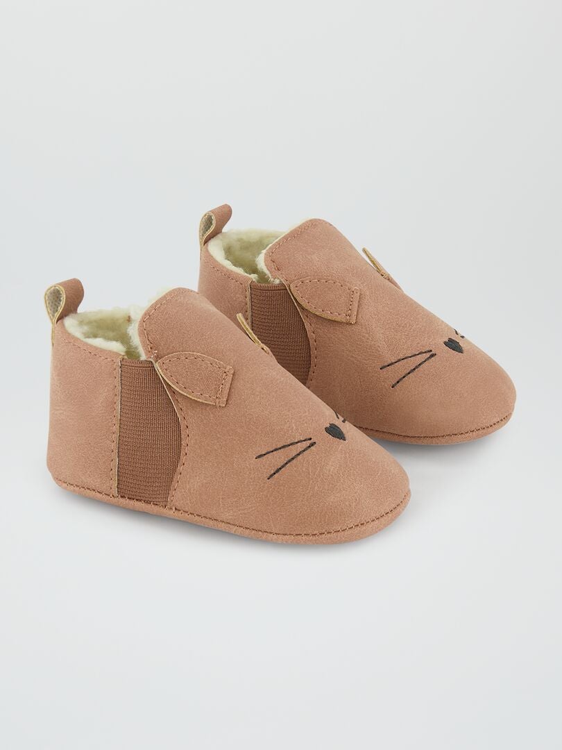 Botas acolchoadas - MARROM