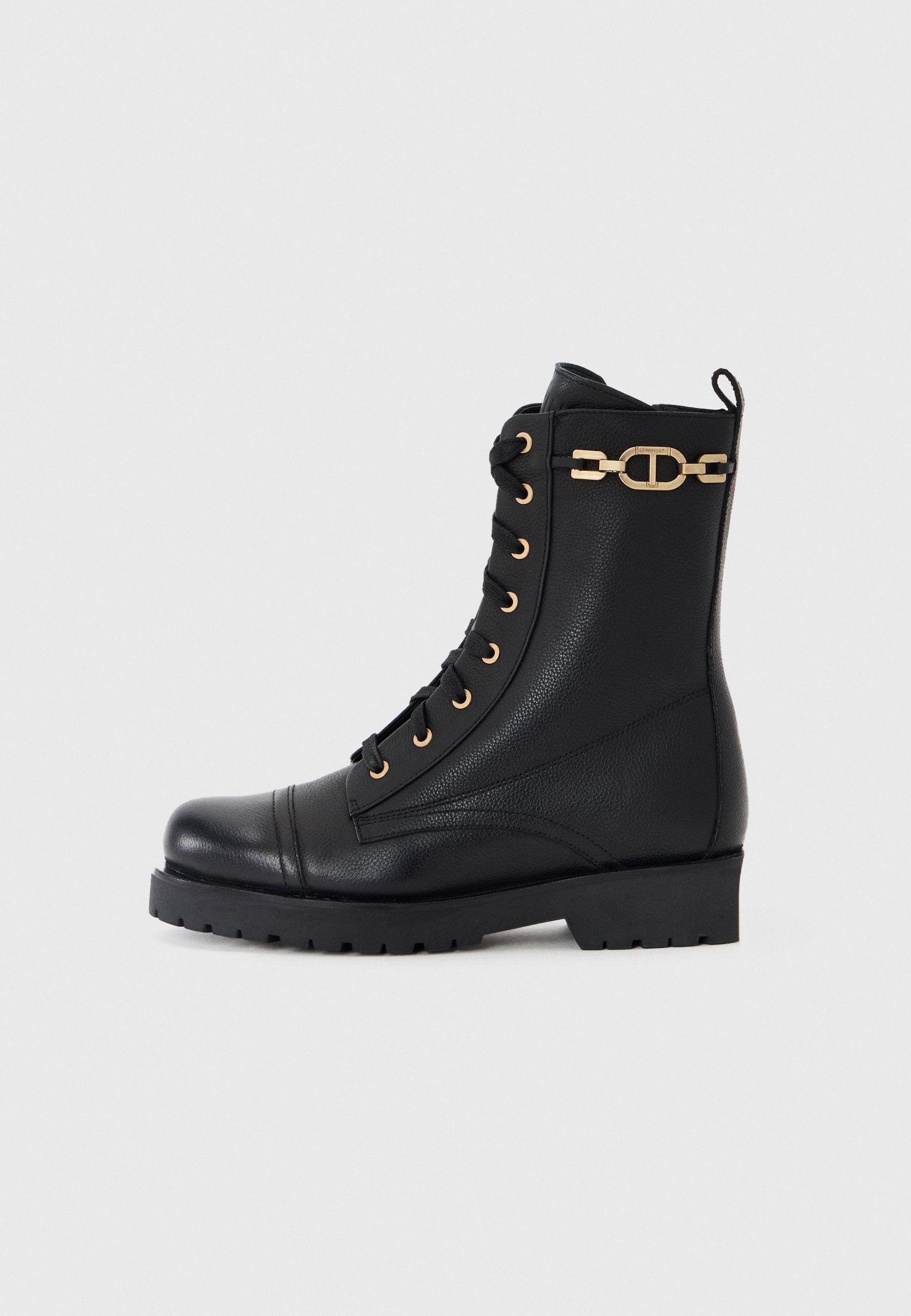 Bottes à lacets TWINSET - noir