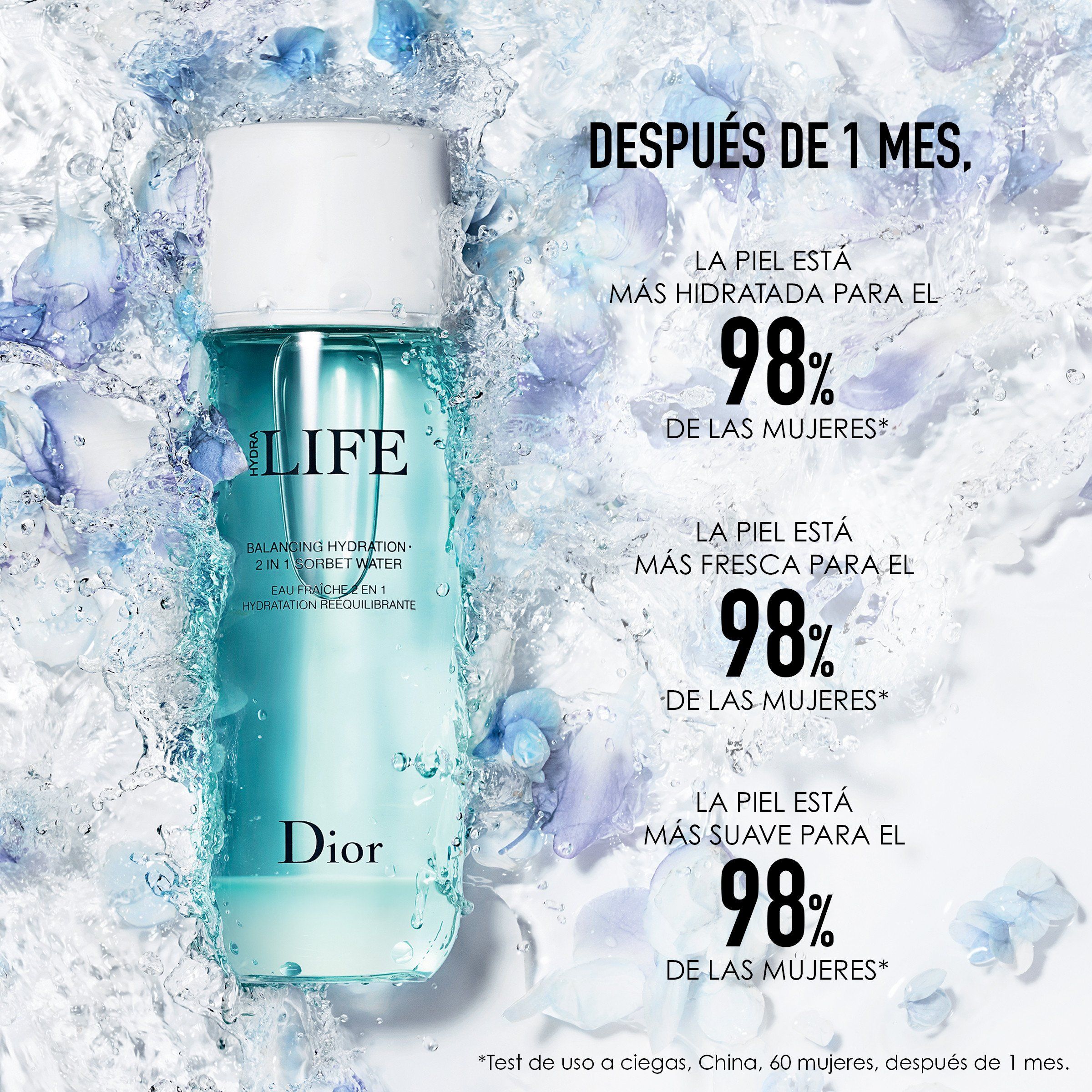 DIOR HYDRA LIFE 2-у-1 хидратантни лосион Луксузни хидратанти и нега