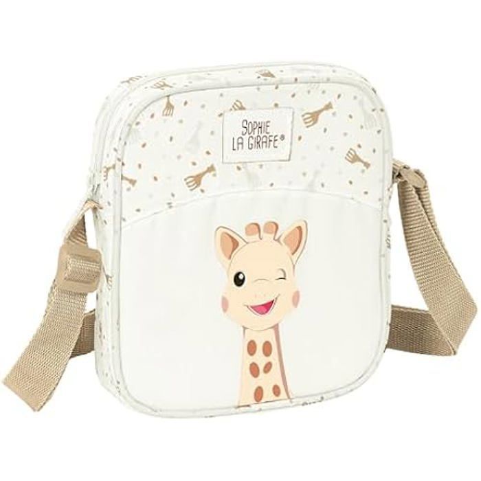 Schoudertas - SAFTA - SOPHIE DE GIRAFFE HONEY - Comfortabel - Veelzijdig - Kinderen van 5-14 jaar