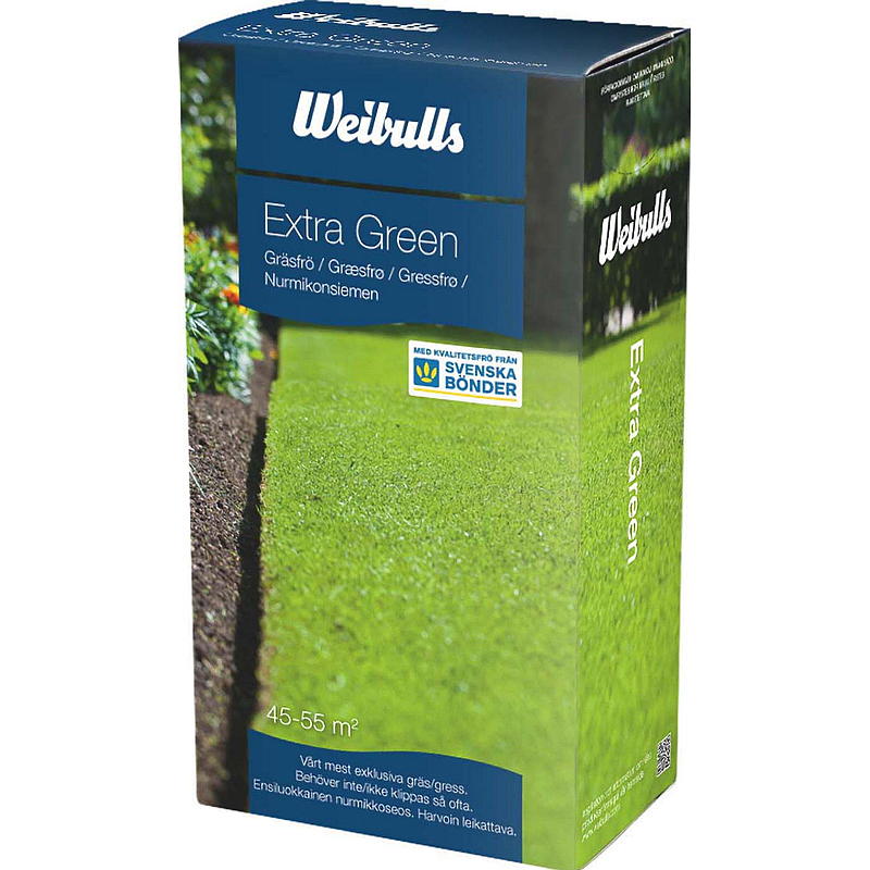 Weibulls Gräsfrö 1 kg Premium extra grönt, Weibulls