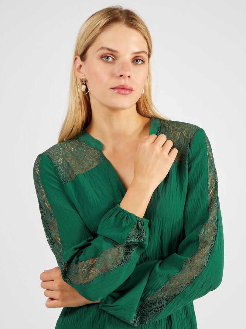 Vestido curto - VERDE