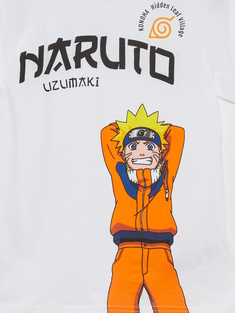Koszulka z krótkim rękawem Naruto – biała
