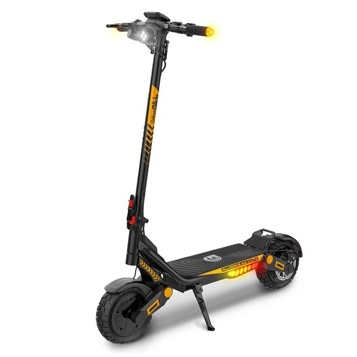 Elektrische scooter 25 km/u, 80 km actieradius – 48V 18,2Ah accu, dubbele motoren 500W-800W x2, URBANGLIDE All Road 6 2x2, remmen