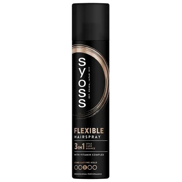 Syoss Hold 3 lak za lase za fleksibilne lase 300 ml