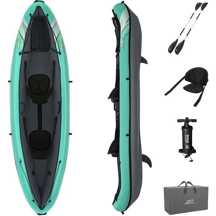 Bestway Hydro Force Ventura X2 Inflatable Kayak - 2-Person - White