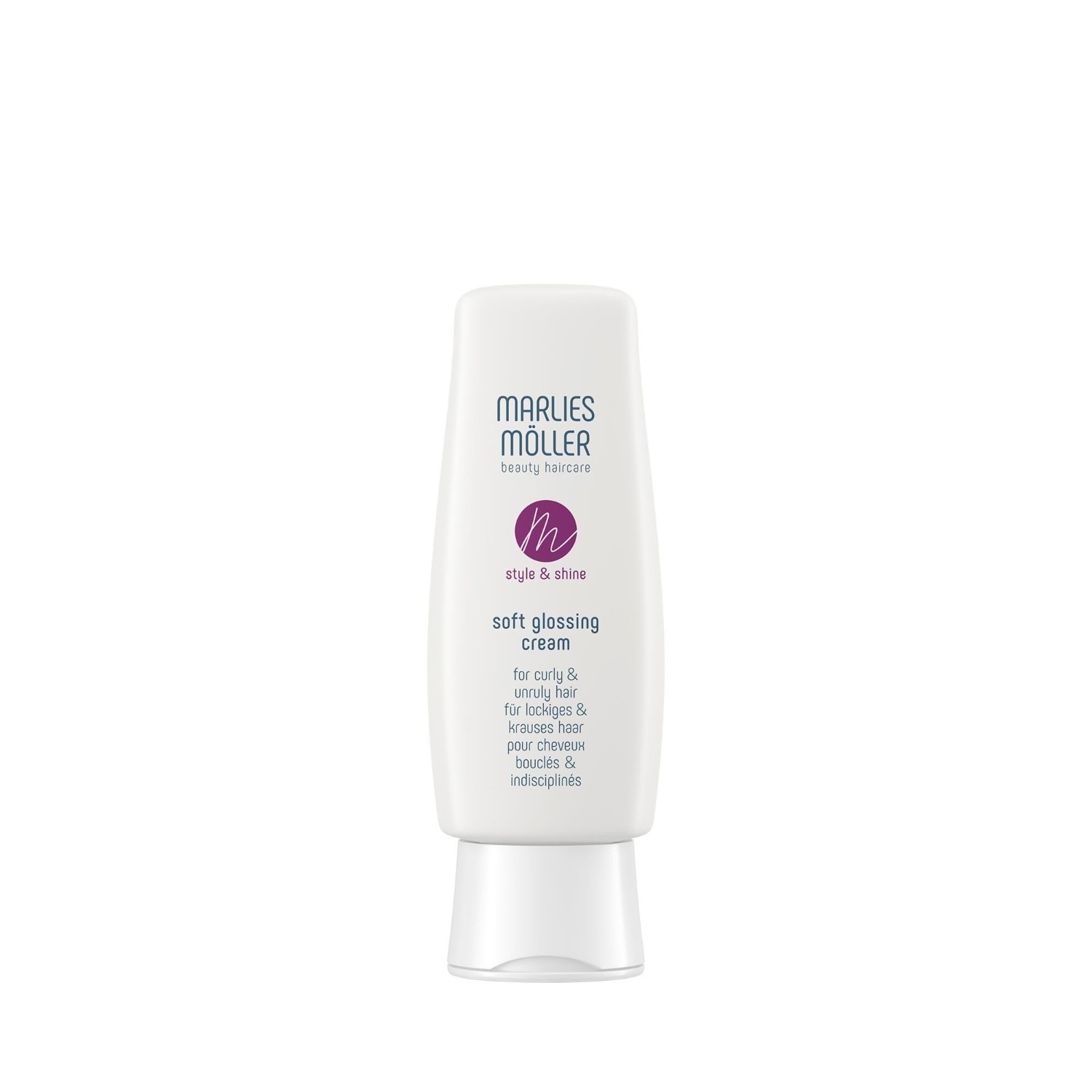 Marlies Möller plaukų kremas „Style & Shine“ švelnus blizgesio suteikiantis kremas – 100 ml