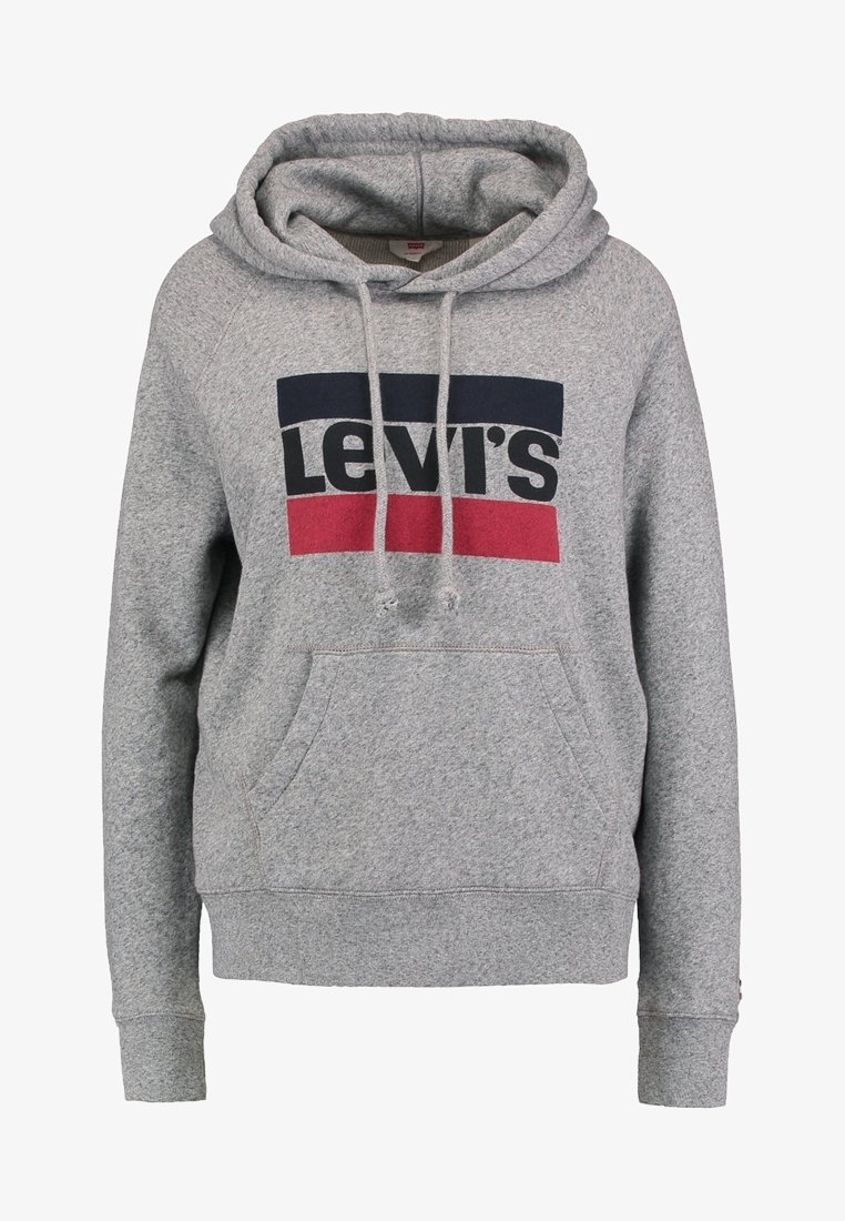 Felpa con cappuccio Levi's® - grigio screziato